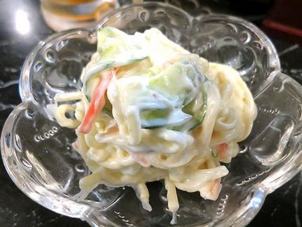 スパゲッティサラダカレー風味＠...