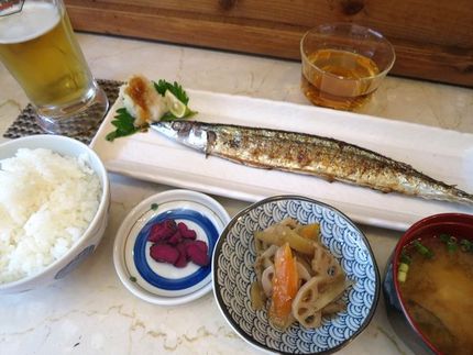 秋刀魚定食（２）＠炙り居酒屋【...