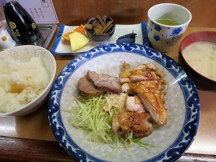 鶏もも焼き定食＠家庭料理【味彩...