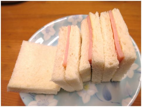 大将特製の「ハムサンド」＠立ち...