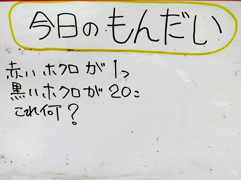 ＜今日のなぞなぞ＞（４）＠家庭...