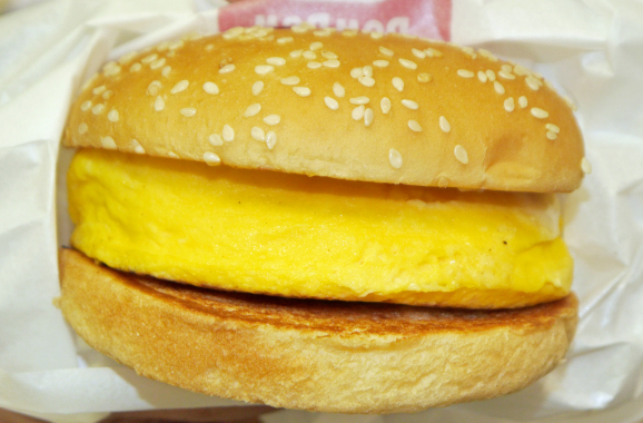 「手作り厚焼き玉子バーガー」＠...