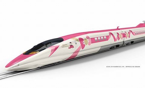 ＜　「ハローキティ新幹線」のイ...