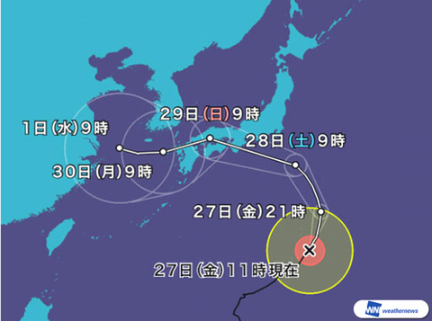 ＜　（画像：ウエザーニュース）...