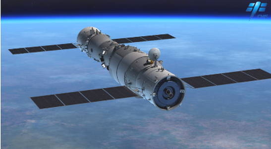 宇宙実験室「天宮２号」大気圏に...