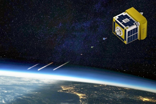 「人工流れ星」をつくる計画イメ...