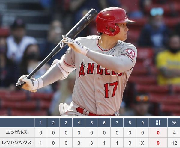 ＜大谷翔平＞（１３６）１安打３...