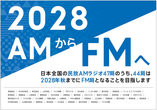 民放ＡＭラジオ４７局のうち４４...