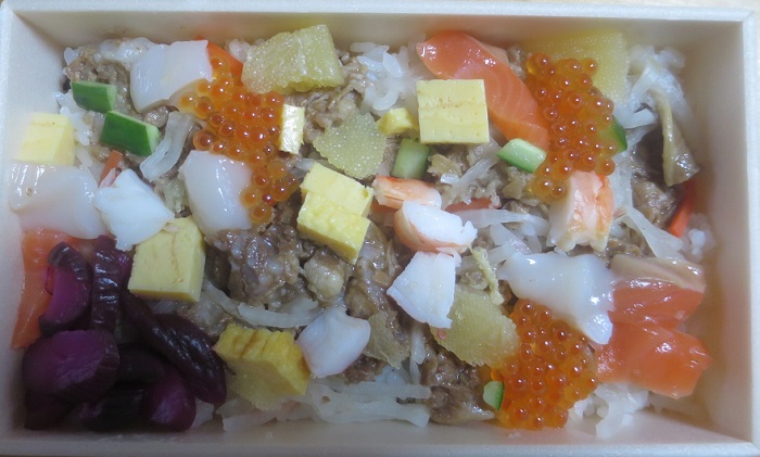 すき焼き海鮮しゃり弁当＠【スシ...