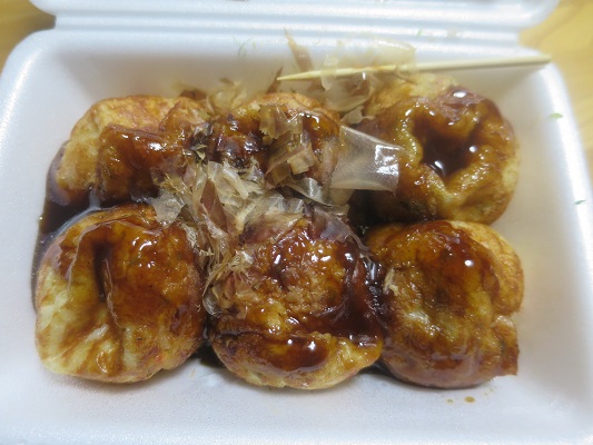 １００円の「たこ焼き」（４）存...