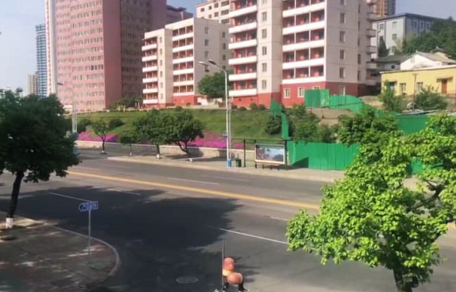 閑散とした平壌市内（画像：新華...