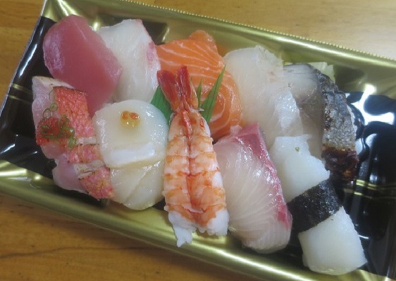 本場魚河岸・鮨盛り合わせ＠【利...