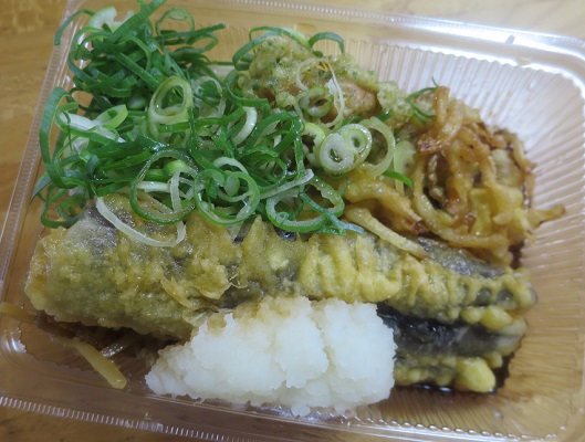 なす天おろしうどん弁当＠【丸亀...