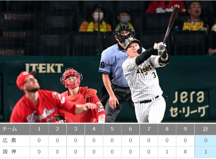 ＜大山悠輔＞２３号決勝本塁打＠...