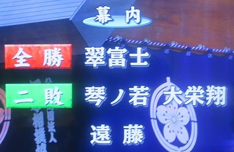 大相撲春場所（１０日目）＠エデ...