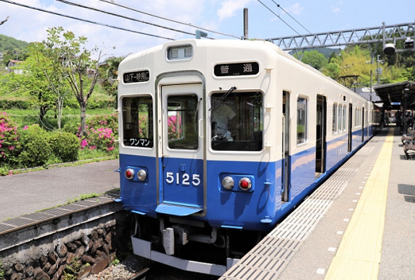 「復刻塗装車両」終了＠能勢電鉄