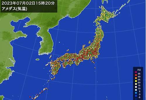 「猛暑日」の記録＠（７月２日）