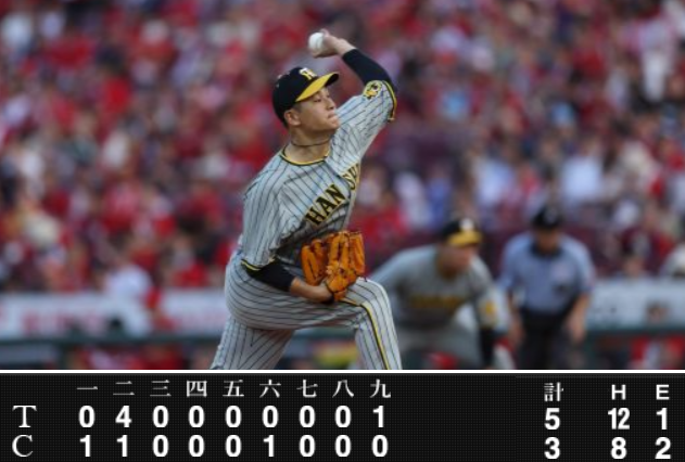 ＜大竹耕太郎＞８勝＠＜阪神タイ...