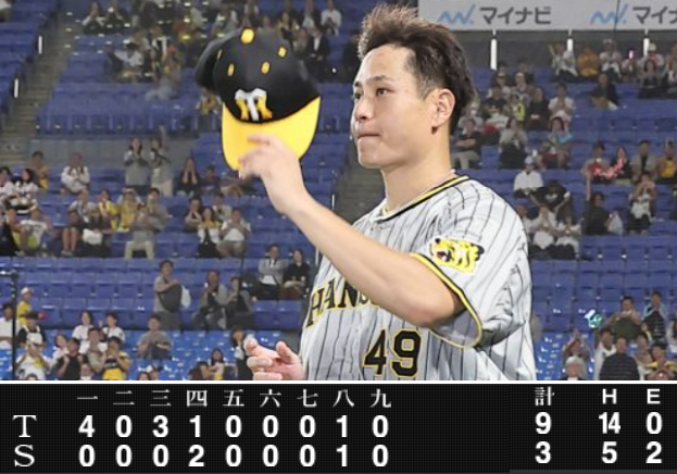 ＜大竹耕太郎＞１２勝目＠＜阪神...