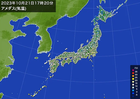 旭川で「初雪」観測