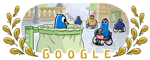 ＜グーグルロゴ＞（３１３）パリ...