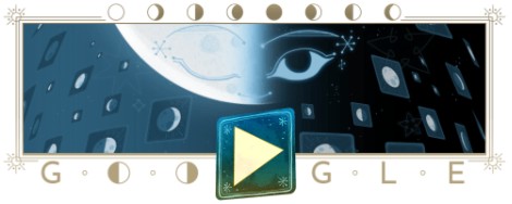 グーグルロゴ（３２６）「半月の...