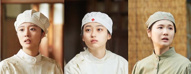 左から川床明日香、菊池日菜子、...