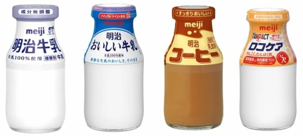 瓶の牛乳の販売終了＠明治牛乳