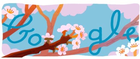 ＜グーグルロゴ＞（３３３）「桜...