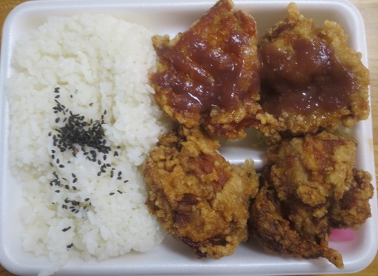 梅塩から揚げ弁当＠【あげよし】