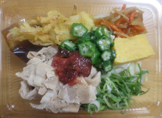 豚しゃぶと梅オクラうどん弁当＠...