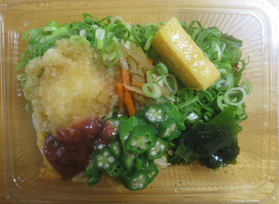 梅おろしオクラうどん弁当＠【丸...