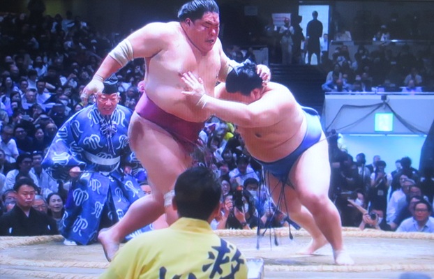 ●＜大栄翔＞「押し出し」○＜大...