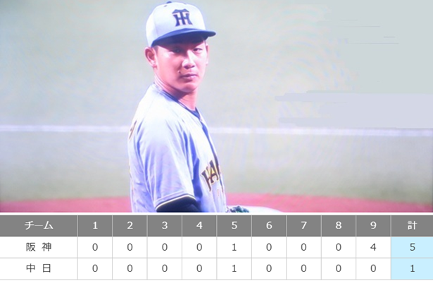 ＜伊原陸人＞６回１失点＠＜阪神...