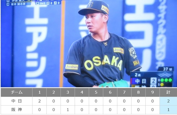 ＜伊原陵人＞６回２失点＠＜阪神...