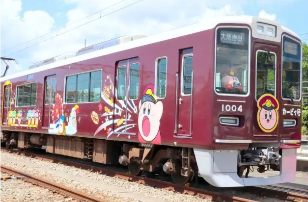 ラッピング電車「カービィ号」＠...