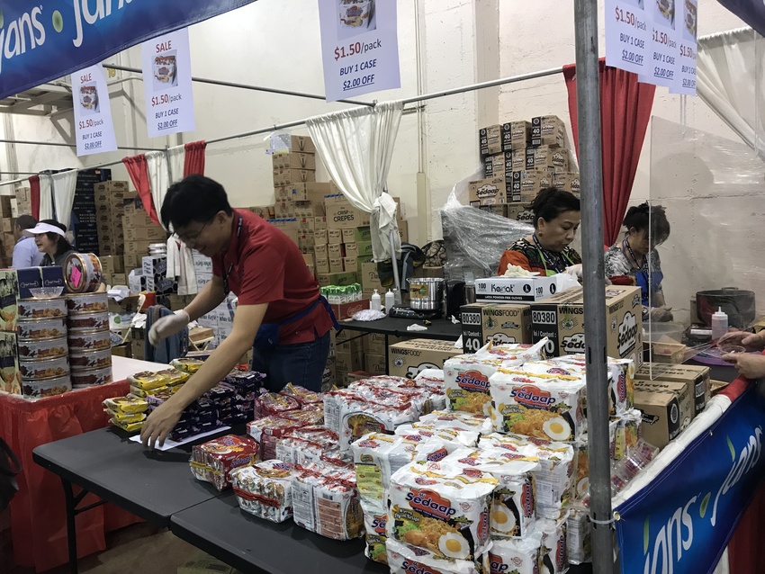 インスタントラーメンが人気でし...