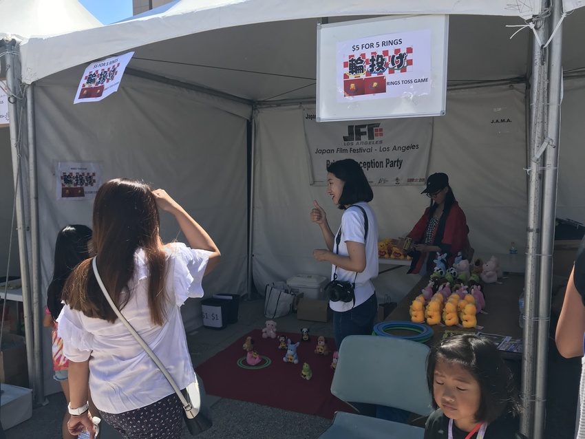 JAMAさんでは射的と輪投げの...