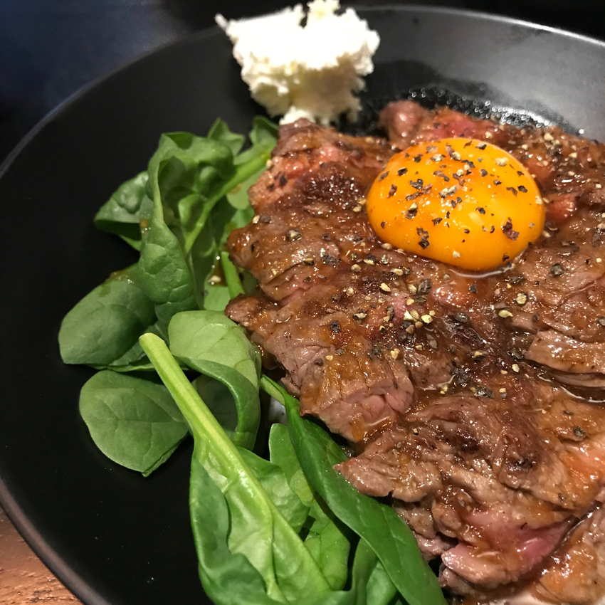 ジューシーなビーフがたまらなく...