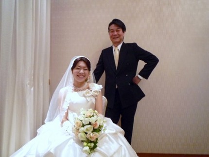盛大に結婚しました！