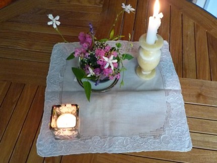 我が家で黙とう
