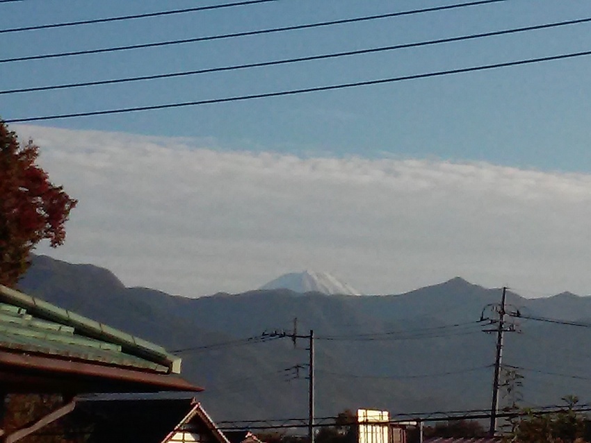先ほどの富士山