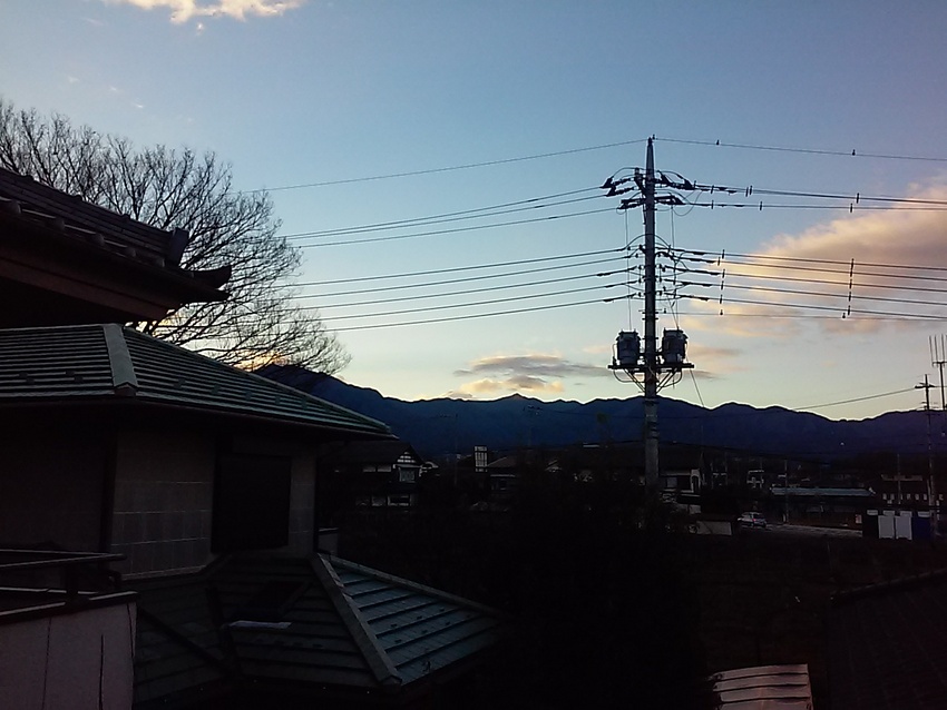 今朝の富士
