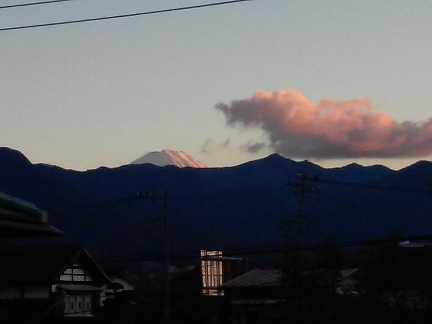 夕富士