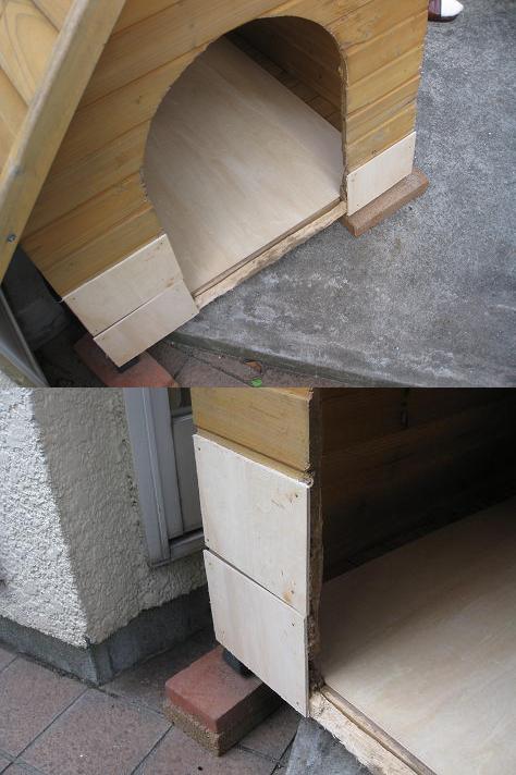 犬小屋の補修