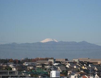 白い富士山