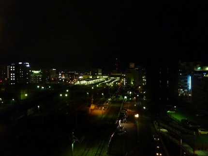 夜の長野駅