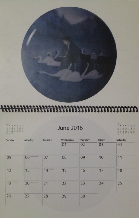 チャージャーのカレンダー　6月