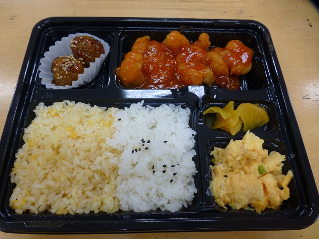 エビチリ弁当