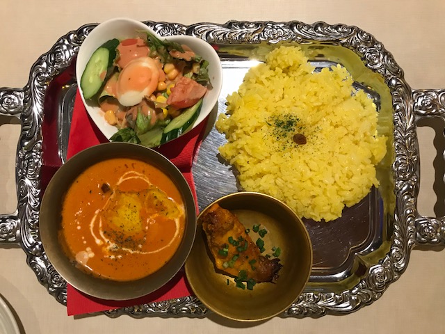 バターチキンセット。マイルドで...